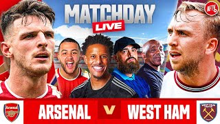 Arsenal 02 West Ham  Match Day Live  Premier League [upl. by Aleahc292]