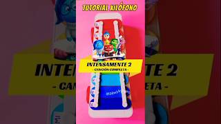 TUTORIAL XILOFONO INTENSAMENTE 2  CANCION COMPLETA PASO A PASO shorts insideout2 dibujarteymas [upl. by Kingdon]