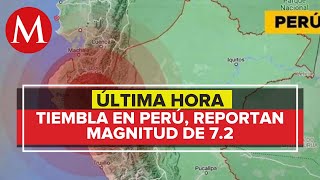 Sismo de magnitud 72 sacude el sur de Perú [upl. by Paulette]