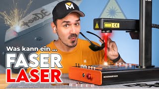 Günstiger FASERLASER für schnelle GRAVUR  EMSmart Basic 1 Test [upl. by Quickman831]