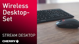 CHERRY STREAM DESKTOP  Wireless keyboard and mouse set [upl. by Salena]