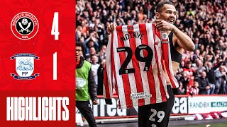 Ndiaye McBurnie Fleck goals  Sheffield United 41 Preston North End  EFL Championship highlights [upl. by Philpot386]