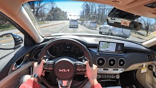 2023 Kia Stinger GT2 AWD  POV Test Drive  060 [upl. by Emmet]