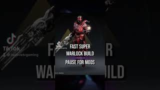 Fast Warlock Super Build  Destiny 2 [upl. by Seldan]