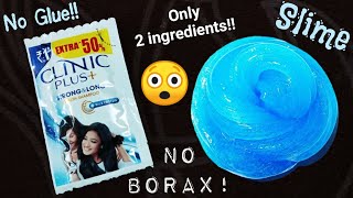 how to make slime with clinic plus shampoo  slime with clinic plus shampoo does it works no glue [upl. by Reta714]