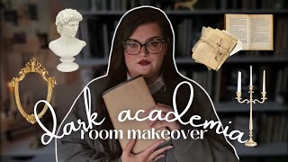 dark academia library and room makeover aesthetic [upl. by Shipley]