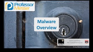 Malware Overview  CompTIA Security SY0401 31 [upl. by Herahab574]