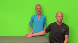 Manual Muscle Testing Elbow Flexion and Extension Gravity Minimized [upl. by Akenihs]