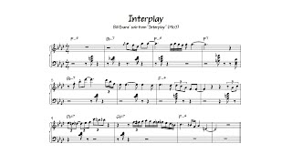 Interplay  Bill Evans transcription [upl. by Eelrac]