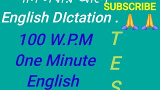 100 WPM English Shorthand Dictation Shorthand passages [upl. by Atyekram]