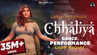 Chhaliya  Sapna Choudhary Dance Performance  New Haryanvi Songs Haryanavi 2024 [upl. by Boleyn933]