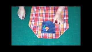 Make a Dish Towel into a Kids Apron  OWIMO Design Upcycling [upl. by Hyde]