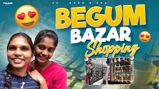 Begum Baazar Street ShoppingAziz Plaza Shopping [upl. by Naugal]