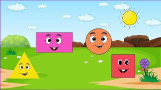 The Basic Shapes Song for Kids  Shapes for Kids  Shapes Name  Shapes shapes everywhere [upl. by Dnalrag]