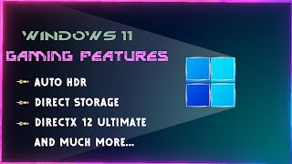 Windows 11 Gaming Features  Gaming on Windows 11 [upl. by Baal885]