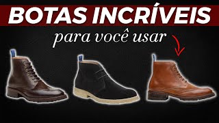 4 estilos de BOTAS MASCULINAS para você usar nesse outonoinverno [upl. by Ines]