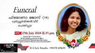 FUNERAL SERVICE  ഫിയോണാ ജോസ് 19 [upl. by Hammock622]