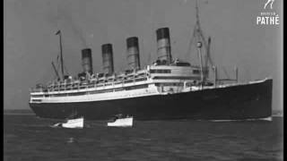 RMS Aquitania 1934  Ship Beautiful [upl. by Eelra]