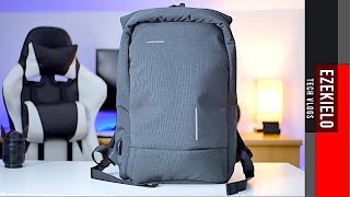 Kingsons Minimalist Anti theft USB Backpack [upl. by Kancler416]