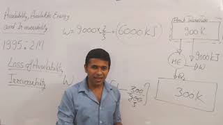 How to solve Questions Related to Irreversibility Type1 Gate 1995 2M Thermodynamics Availability [upl. by Fasta237]