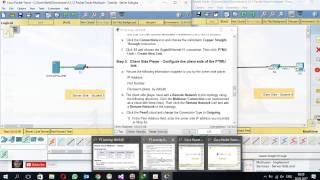 4313 10313 Packet Tracer Multiuser  Implement Services  Client Side [upl. by Rosalinda]