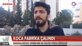 Hırsızlar Koca Fabrikayı Çaldılar  Röportaj Adam [upl. by Schild]