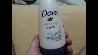 FAST REVIEW Dove Original Whitening Deodorant [upl. by Htebasile]