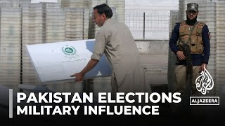 Military are seen as main influencers in Pakistans election not the political parties [upl. by Judenberg583]