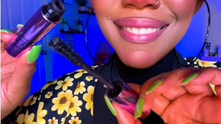 ASMR  Up Close Personal Attention Putting Mascara On You Blink Trigger Breathy Whispers [upl. by Conroy557]