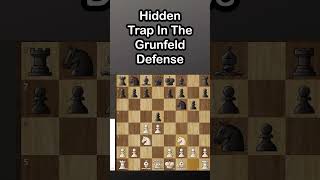 Grunfeld Defense  A trap to win a Knight chess worldchess chesstactics chesstraps chessgame [upl. by Atrebor650]