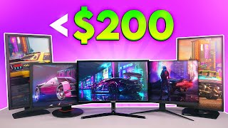 Top 5 Budget 144hz Gaming Monitors Under 200 [upl. by Annawahs]