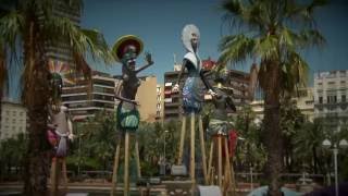 Travel Guide Alicante Spain  Hogueras Bonfires in Alicante Main Fiestas in the city [upl. by Eachelle129]