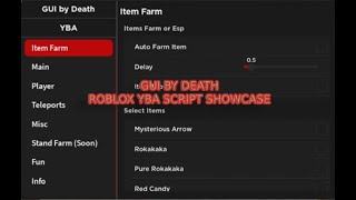 OP YBA Script Roblox  GUI By Death Itemfarm ESP MobFarm and many more  PASTEBIN 2023 [upl. by Harias]