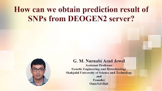 623 Obtaining prediction result of SNPs from DEOGEN2 server [upl. by Hallock105]