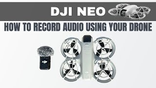 DJI Neo How to record Audio using your Drone shaunthedrone dji [upl. by Wertheimer]