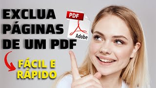 Como Excluir Páginas de um PDF  FÁCIL E RÁPIDO [upl. by Grunberg]