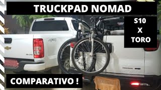 TruckPad Duo NOMAD  Comparativo TORO X S10 [upl. by Olraced]