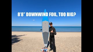 Downwind Foil Board Review 88 Barracuda [upl. by Ybreh816]