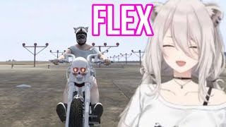 Shishiro botan Flex Her New Bike To Laplus Sama And End Up With Concussion  GTA V HololiveSub [upl. by Zeiger]