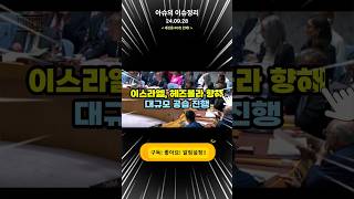 이스라엘 헤즈볼라 향해 대규모 공습 진행 [upl. by Serdna]