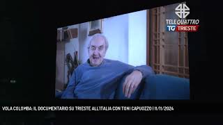 VOLA COLOMBA IL DOCUMENTARIO SU TRIESTE ALLITALIA CON TONI CAPUOZZO  11112024 [upl. by Ojeillib]