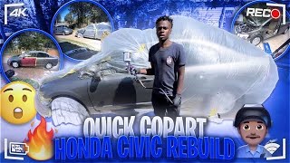 Quick copart Honda civic rebuild [upl. by Cressi190]