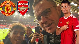 RONALDO 801 CAREER GOALS UNITED VS ARSENAL VLOG [upl. by Htnicayh]