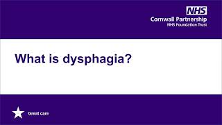 Introduction to oropharyngeal dysphagia [upl. by Naam600]