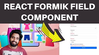 React Formik Tutorial Part6  Formik Field Component  Formik Form Field Component Explained [upl. by Orva414]