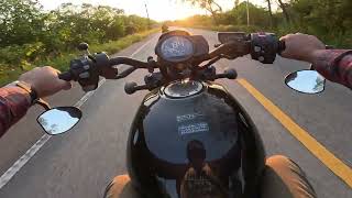 Honda Rebel 1100 Love riding my bike during sunset [upl. by Barvick]