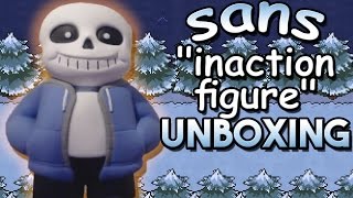 UNDERTALE Official Sans quotInaction FigurequotLittle Buddy Unboxing UNDERLAB [upl. by Alexei115]