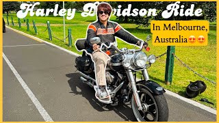 HARLEY RIDE IN MELBOURNE  Formula 1 ke track pe bike chalayi [upl. by Thora]