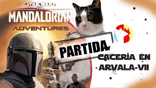 Star Wars  THE MANDALORIAN ADVENTURES  Episodio 1 Cacería en Arvala 7 Juego de Mesa  Partida [upl. by Rosemaria]