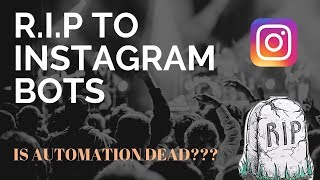 Are Instagram Bots Dead Jarvee and FollowerAdder Blocks after 2019 Algorithm update [upl. by Queri128]